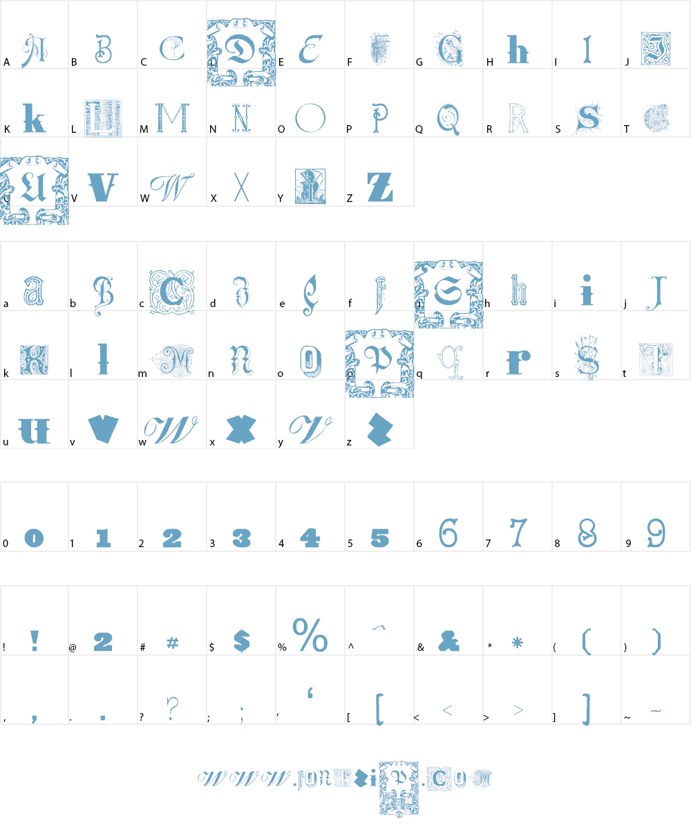 Kidnapped At Old Times Free 4 Font Character